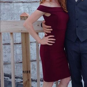 Lulu’s, off the shoulder, bodycon dress